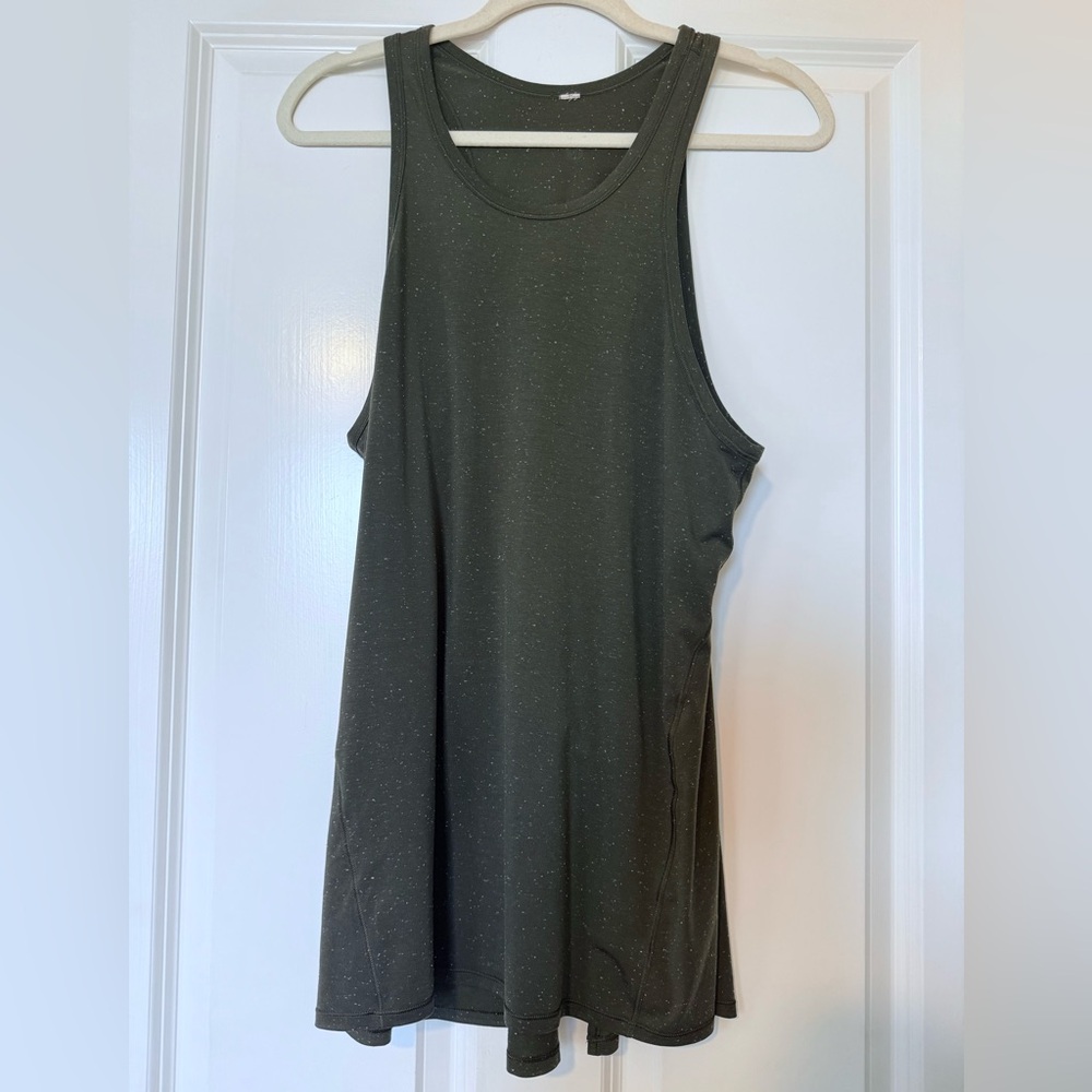 Lululemon Women's Tie Back Top - Olive Green